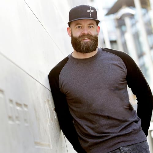 Flat Bill Hats for Men Black Snapback Adjustable Baseball Cap Fitted