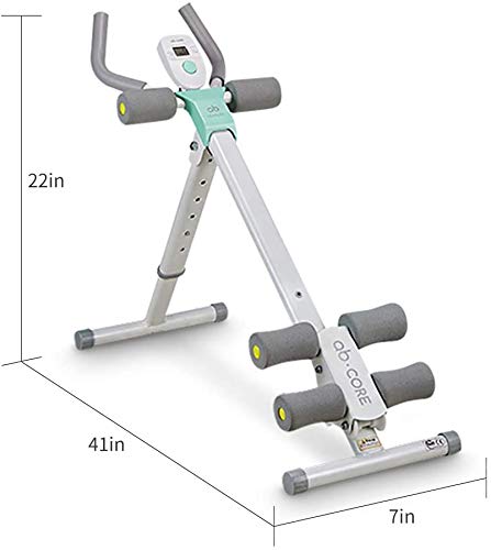 Height Adjustable Ab Trainer - Whole Body Workout Machine - Green