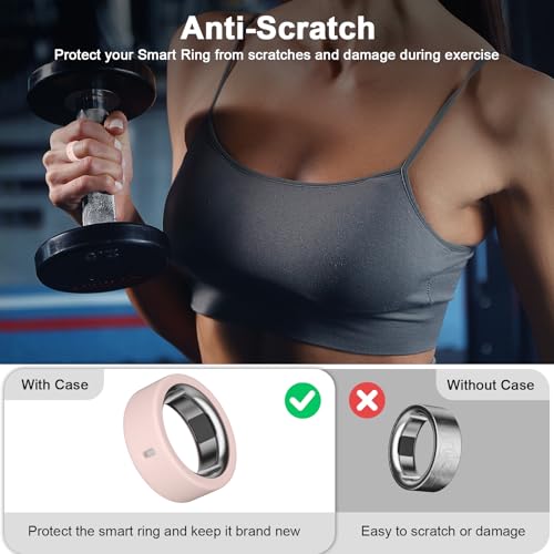 10-Pack Silicone Oura Ring Covers for Gen 3 & 4 | Anti-Scratch, Charging Compatible