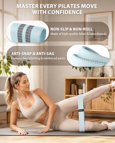 Pilates Ring Set with Mini Ball & Resistance Bands for Home Workouts