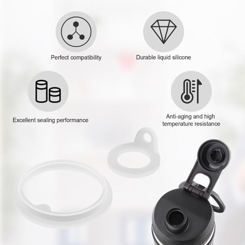 Silicone Gasket Replacement Sealing O-Ring for Takeya Actives Bottle - 4 Pack