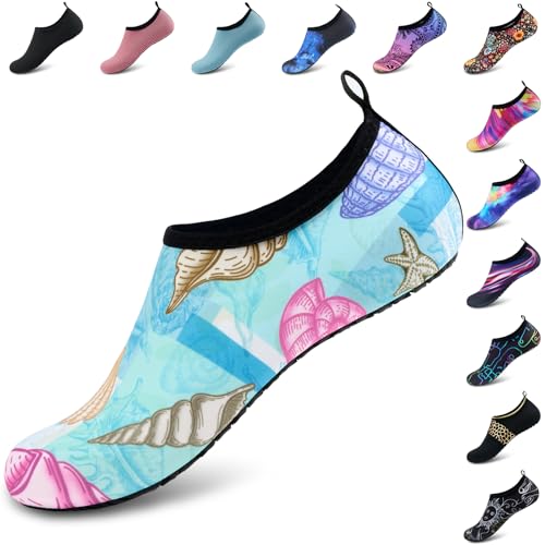 Unisex Barefoot Water Shoes - Quick-Dry Non-Slip Aqua Socks for Beach & Swim