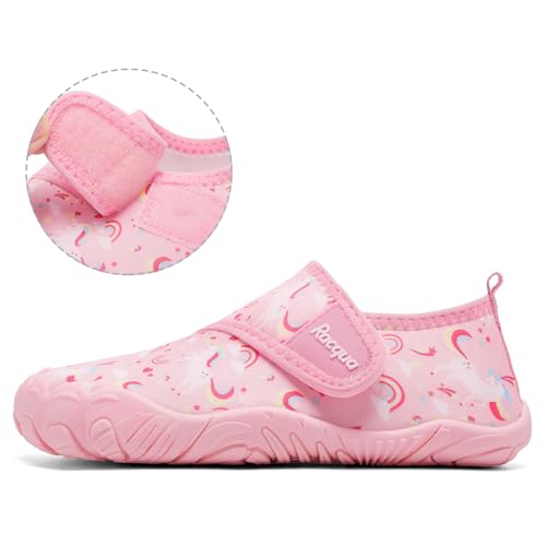 Racqua Kids Water Shoes - Little & Big Kids Quick Dry Aqua Sport Shoes - Unicorn Model Wzk1657