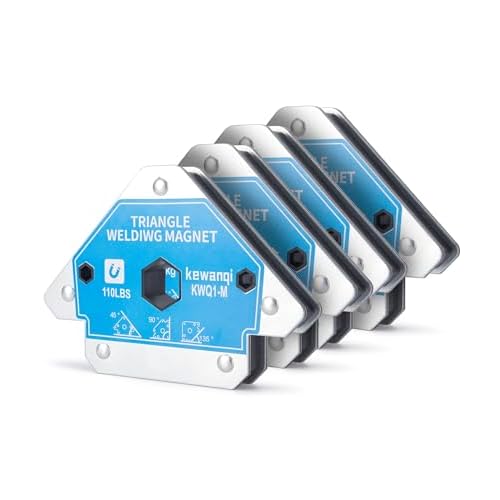 110 LB Welding Magnets Clamp Sets-4 Pieces of Magnetic Welding Holder 110 LBS Holding Power Welder Tools and Accessories