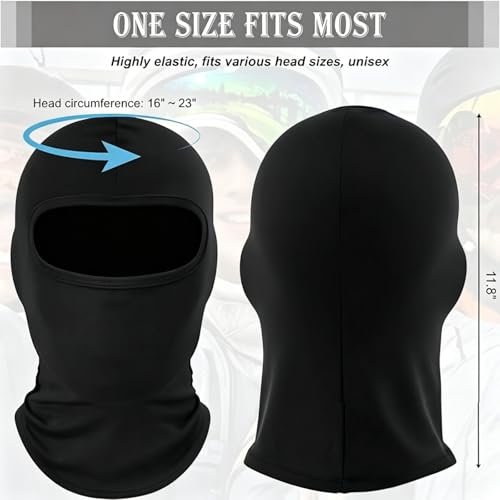 Balaclava Ski Mask Neck Gaiter - Windproof Winter Face Cover - Light Grey