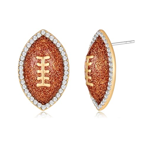 Football Earrings for Women - Hypoallergenic Game Day Jewelry