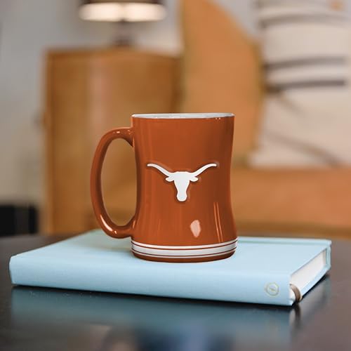 Texas Longhorns 14oz Ceramic Relief Mug - Officially Licensed