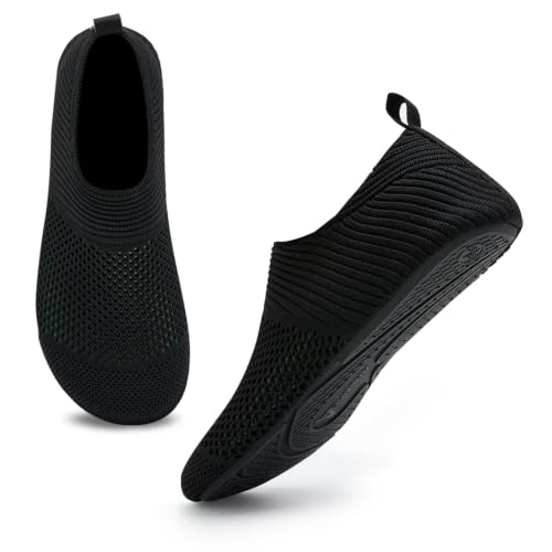 Quick-Dry Water Shoes for Women & Men - 6.5-7.5 / Abldblack