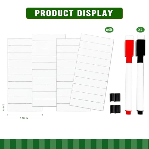 Baseball Lineup Magnets - 40 Pcs Magnetic Coaching Board Set