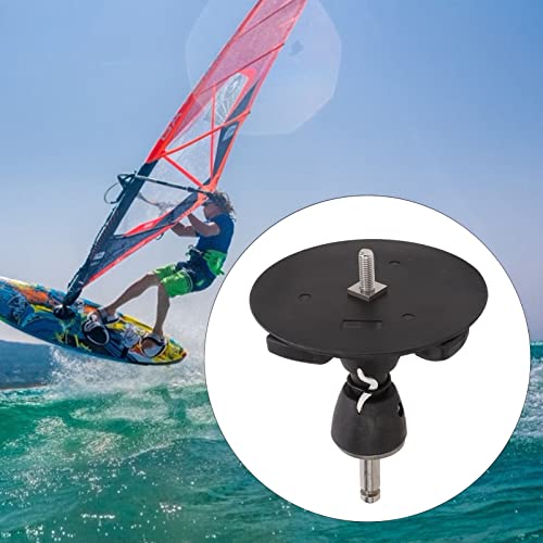 Durable Windsurfing Mast Base for Water Sports - Black