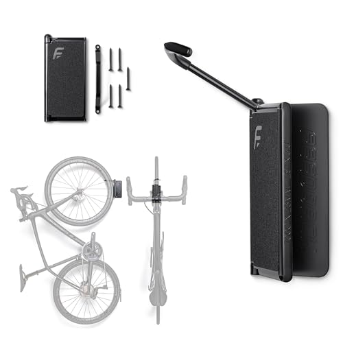 Feedback Sports Velo Hinge 2.0 Wall Mount Bike Hanger - 1 Pack, Space-Saving Pivoting Storage