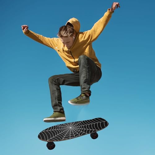 Bolaz Spider Web Grip Tape for Skateboard & Longboard – 33.1 x 9.1 in Waterproof Non-Slip