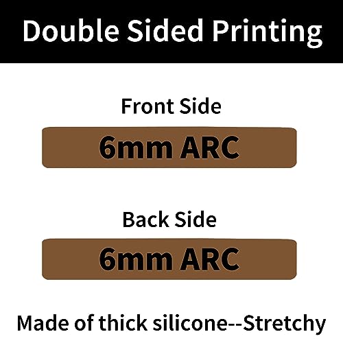 6mm ARC Magazine Marking Bands - Coyote Brown, 12 Pack