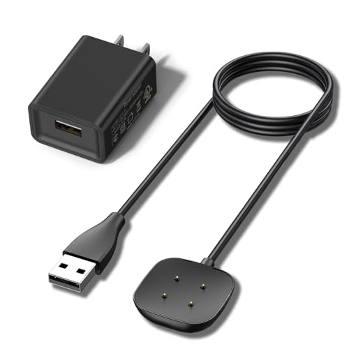 Vancle Fitbit Versa & Sense Charging Cable 3.3Ft Replacement USB Dock