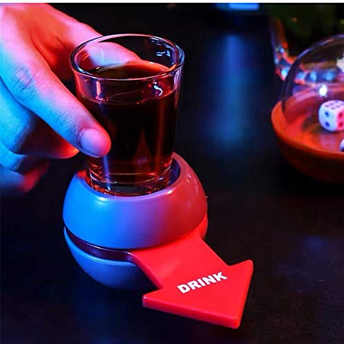 Spin the Shot Drinking Game - Fun Adult Party Game with Shot Glass
