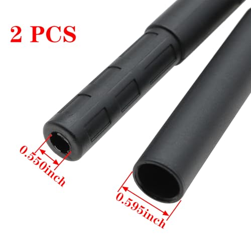 Golf Club Shaft Extender - 0.55 Inch Graphite Extension (2PCS)