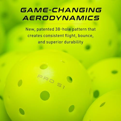 Pro S1 Outdoor Pickleballs - USAPA Approved, 4 Pack