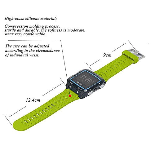 Soft Silicone Replacement Watch Band for 920XT - Lime