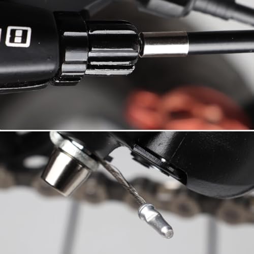 Aluminum Alloy Bicycle Cable End Caps - 100pcs Set for Brake & Gear Cables