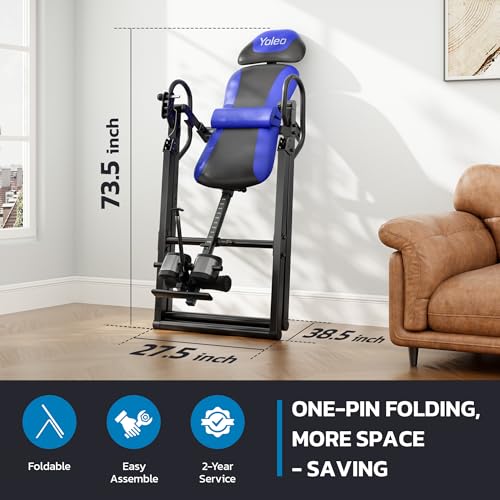 Inversion Table for Back Pain Relief - ITX320, Blue & Black
