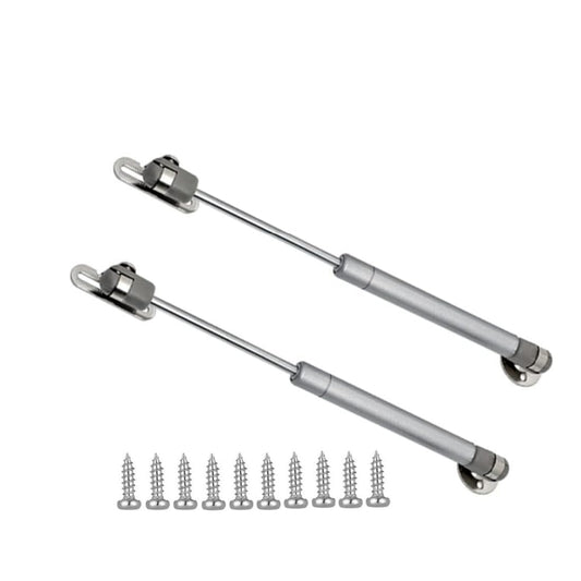 QLXHBOT Gas Struts 10 inch, 20N/4.4lb Gas Springs, Lift Support, Lid Stay, Silver 2Pcs
