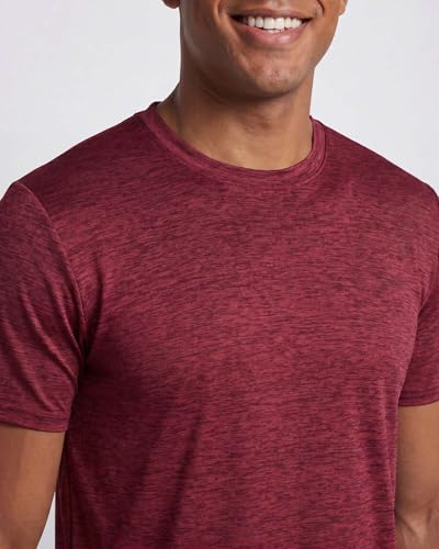 Men's Dry Fit Workout T-Shirts - 5 Pack Large - Athletic Tees