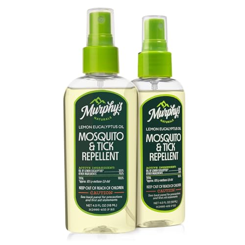 Mosquito & Tick Bug Repellent Spray - 30% Oil of Lemon Eucalyptus, 4 fl oz (Pack of 2)
