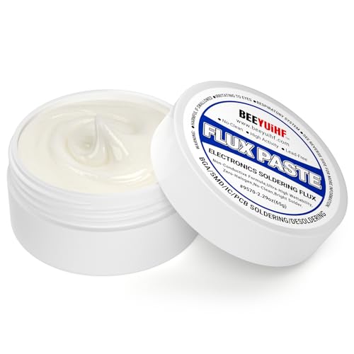9570 Rosin Soldering Paste Flux For Electronics, No Clean Flux for Circuit Boards Electrical Repairs and Copper Electrical Wire (2.29oz Jar)