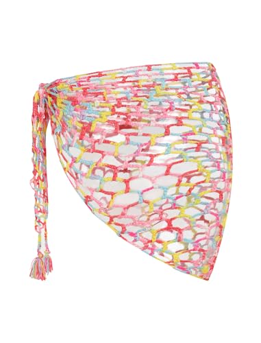 Women's Sheer Beach Sarong Coverup Mini Skirt - One Size, 5 Colors