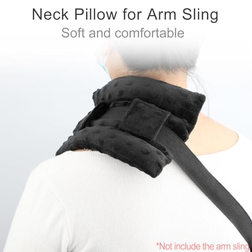 BNRendles Black Three-Row Neck Pad Cushion for Arm Sling Comfort Support
