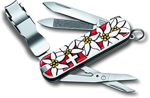 Victorinox Edelweiss Nail Clip 580 Swiss Army Multi-Tool with 8 Functions