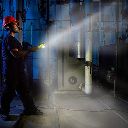 Streamlight 68751 Dualie 3AA 140-Lumen Intrinsically Safe Industrial Flashlight with Spot/Flood Without Batteries, Yellow