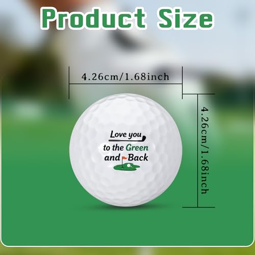 Funny Golf Ball - Love You to the Green and Back Gift