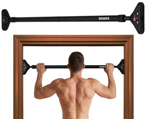 Doorway Pull Up Bar, Adjustable Door Frame Bar with Level Meter,