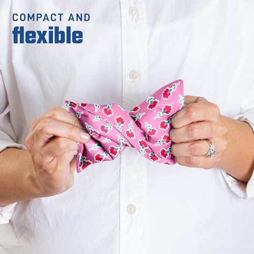 Fit & Fresh Sweet Pink Print Soft Ice Packs for Lunch Bags & Coolers - 2 Pack