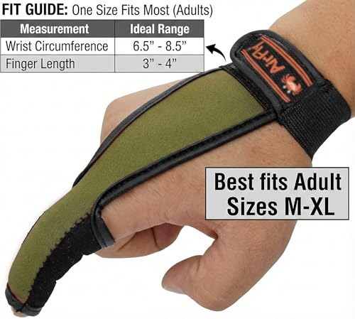 Anti-Slip Surf Fishing Casting Glove - Single Finger Protector, 1 Pack