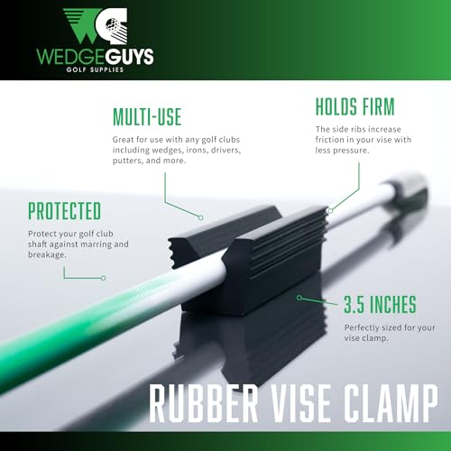 Rubber Vise Clamp Kit with Retractable Hook Blade - Golf