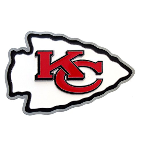 Kansas City Chiefs Large Logo Hitch Cover - Class II & III