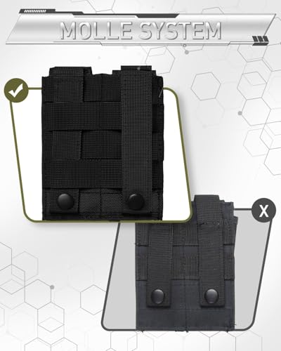 ELVO Pistol Magazine Holster, Double 9mm Mag Pouch