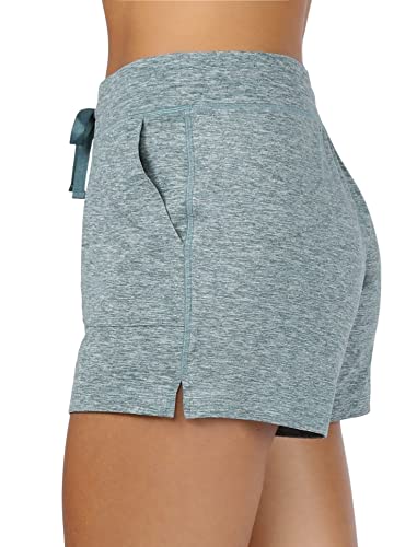 Lightweight Lounge Heather Shorts for Women - 3X-Large Heather Sage