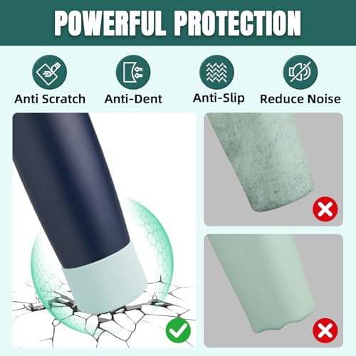2PCS Silicone Protective Boot Cover for 18oz 30oz 40oz Water Bottles