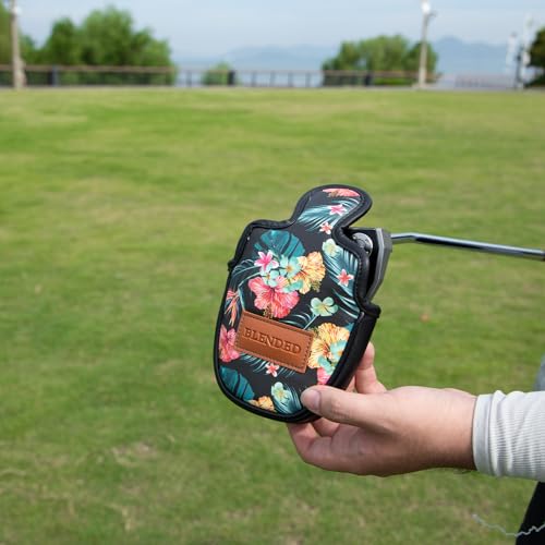 BAIRBRE Golf Club Headcovers for All Brands - Leather Fairway, Hybrid & Mallet Putter Cover, Waterproof, Durable