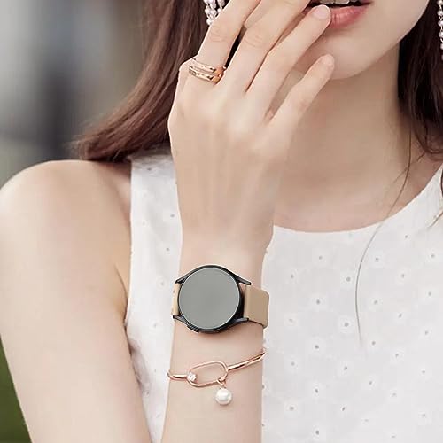 20mm Quick Release Silicone Watch Band for Smart Watches - Stone - Large