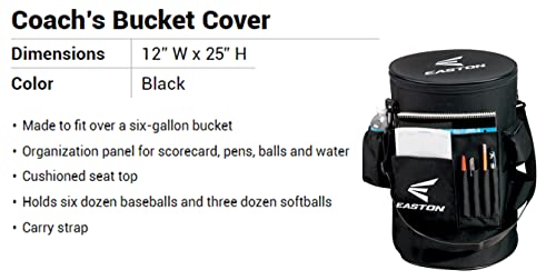 Coaches Bucket Organizer with Slip Over Cover - 6 Gallon