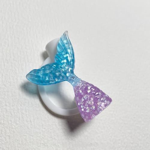 Mermaid Straw Covers - 6PCS Silicone Caps for 30&40 Oz Tumblers