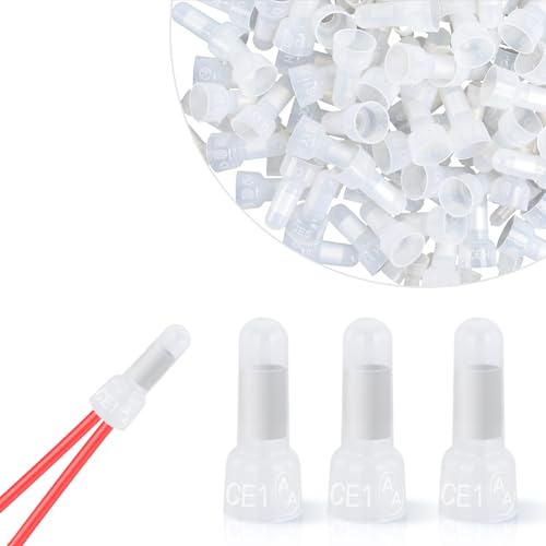 300PCS Closed End Crimp Terminals 22-16 Gauge Nylon Insulated