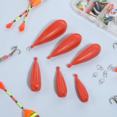 Fishing Practice Plugs Set - 6 Sizes for Skill Improvement