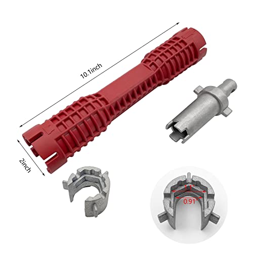 Basin Wrench, Faucet and Sink Installer Tool Multifunctional Plumbing Tool Pipe Extractor for Sink Bathroom Kitchen Toilet Plumbing