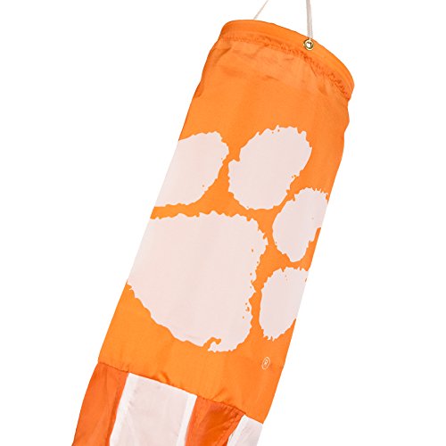 Clemson Tigers College Windsock with Team Colored Streamers