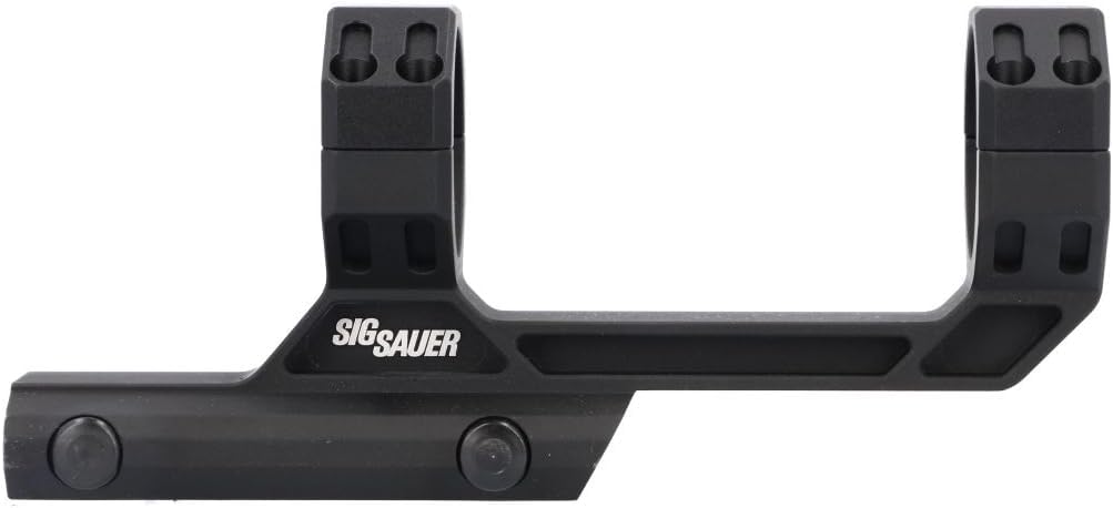 Sig Sauer Alpha MSR Scope Ring Mount - Durable 7075-T6 Aluminum | 1.535" Height, 0 MOA Cant
